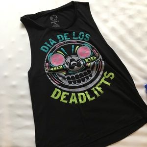 Dis De Los Deadlifts muscle tank